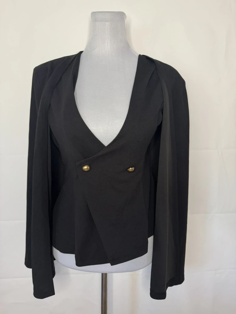 Dámský blazer s cape střihem