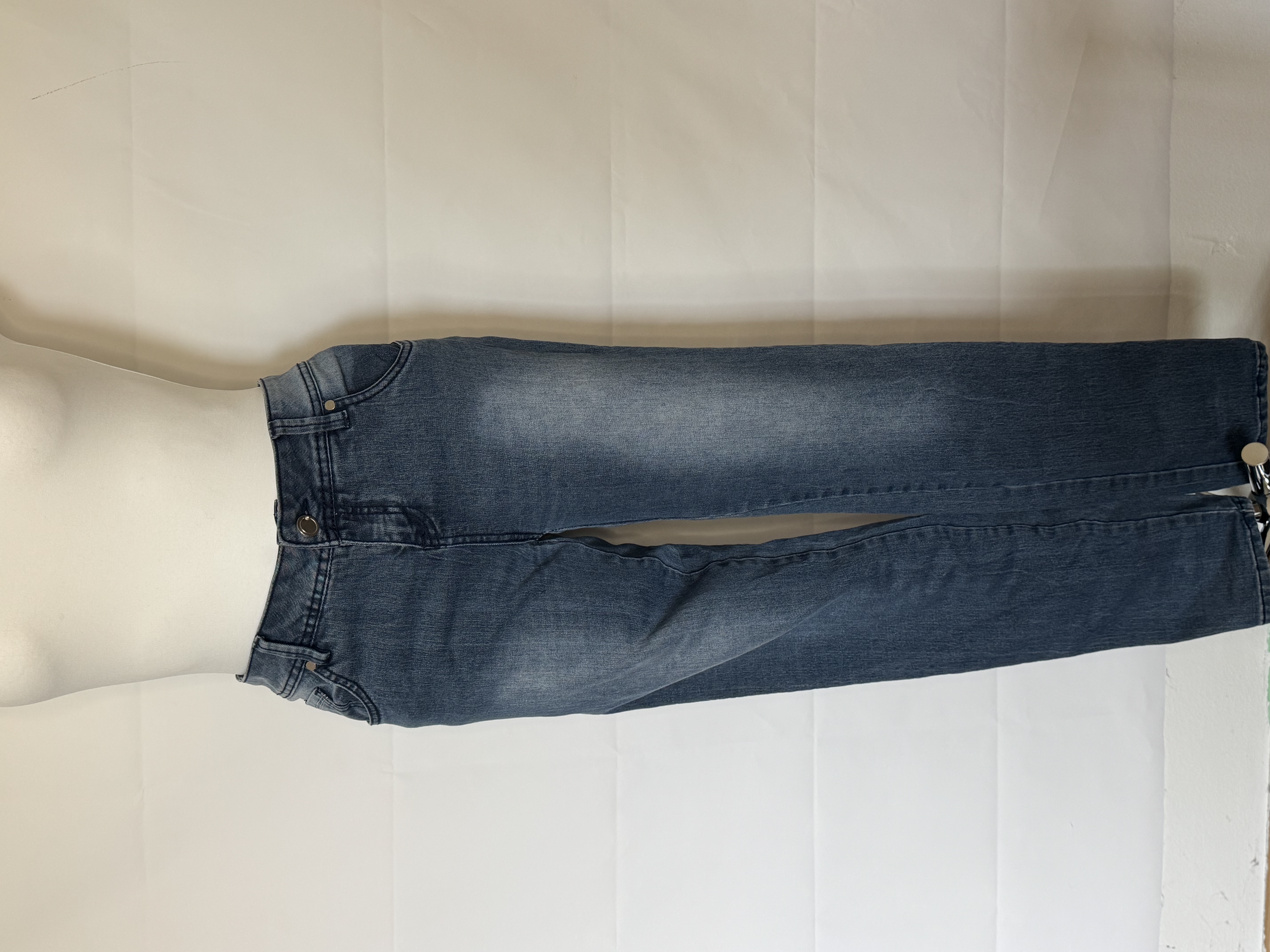Modré skinny džíny