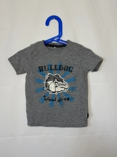 Šedé triko bulldog